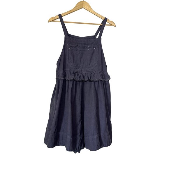 Free People Matias Pleated Relaxed Romper Womens Size L Boho Festival Overalls - Picture 4 of 13